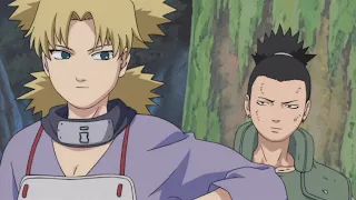 TEMARI SAVES SHIKAMARU BATTLES WITH TAYUYA 