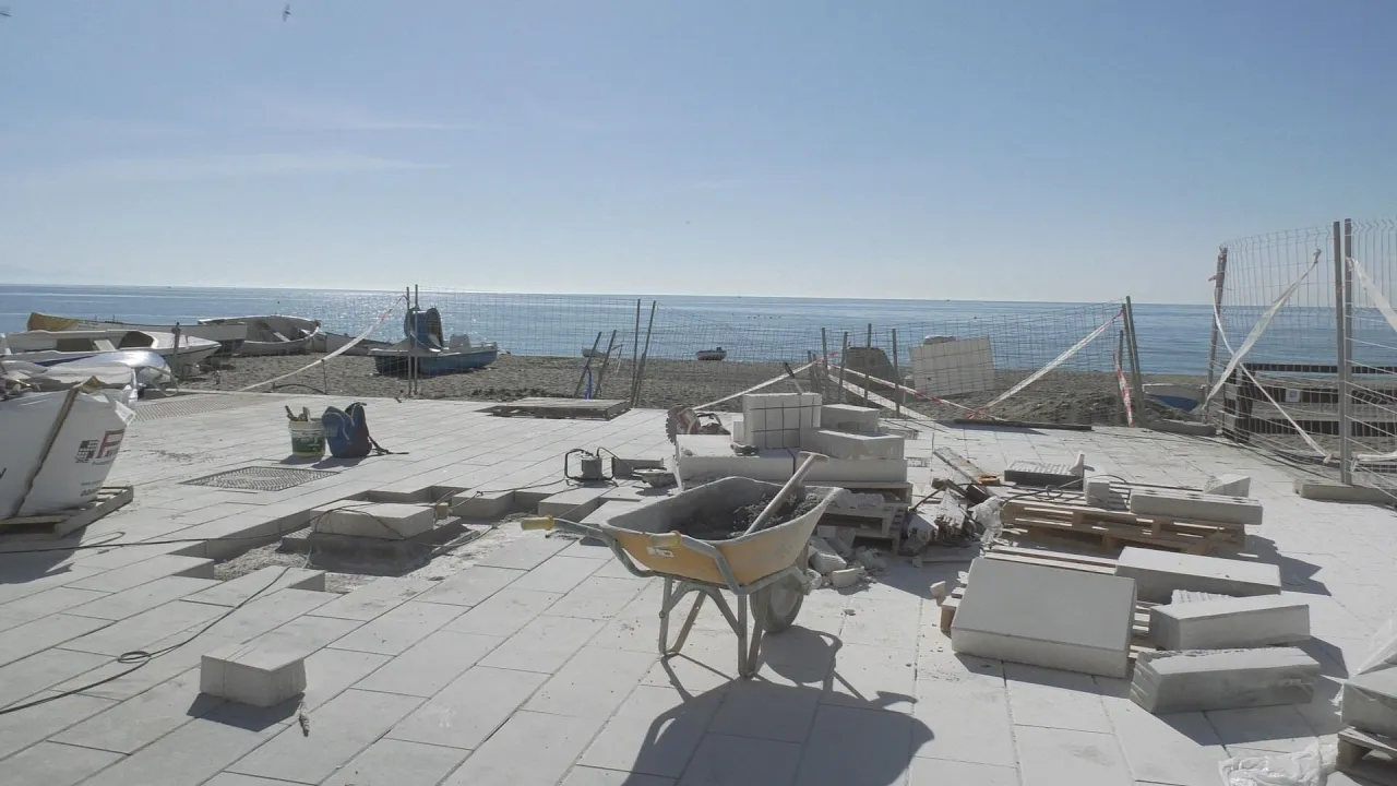 Avanzan a muy buen ritmo las obras del paseo marítimo
