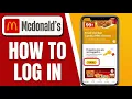 How to login to McDonald app in Mobile