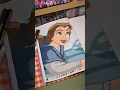 relaxing ASMR coloring Belle Disney color by numbers book