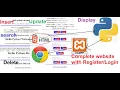 Python Database Using HTML - and Python Backend Login Register Insert Delete Update Search Display