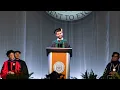 Ithaca College Graduate Hooding and Commencement Keynote Speech