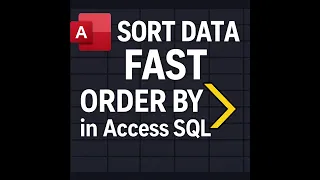 Microsoft Access SQL ORDER BY Tutorial Sort Query Results Fast