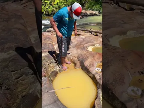 He thought he would find treasure in the pit 😱