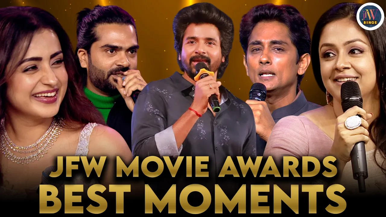 JFW Movie Awards - Best Moments ✨Sivakarthikeyan | Simbu | Trisha | Simran | Siddharth | Jothika