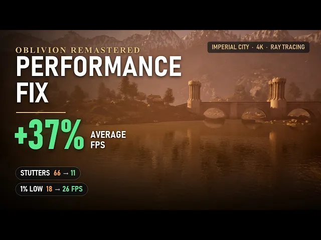 Oblivion Remastered Performance Fix