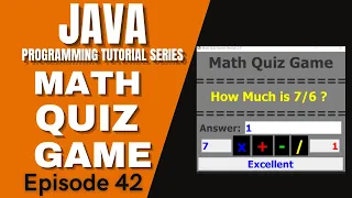 Java Tutorial MATH QUIZ GAME RANDOM SWING GUI Tagalog English Filipino 2021