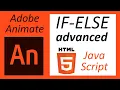 Adobe Animate CC 2020 Tutorial - advanced if else in HTMl5 canvas