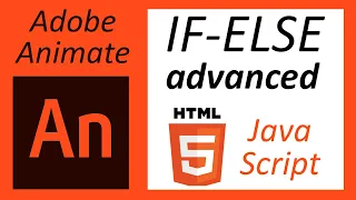 Adobe Animate CC 2020 Tutorial - advanced if else in HTMl5 canvas