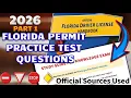 Florida Permit Test Real Questions 2026 Florida Drivers Handbook 2026 PART 1