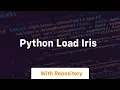 python load iris