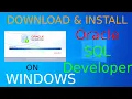 How to install SQL Developer on Windows 10 Download Install SQL Developer