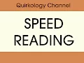 Speed Reading