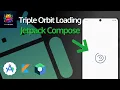 Jetpack Compose Animation Tutorial - Triple Orbit Loading Effect Kotlin Android Studio