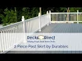 2 Piece Post Skirt by Durables