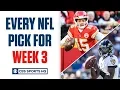 Brady Quinn and Pete Prisco make EVERY WEEK 3 NFL Pick CBS Sports