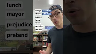 Falsos cognatos em inglês - Vídeo 01