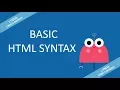Basic HTML Syntax Lynda Free Courses Become a Web Developer HTML Essential Training