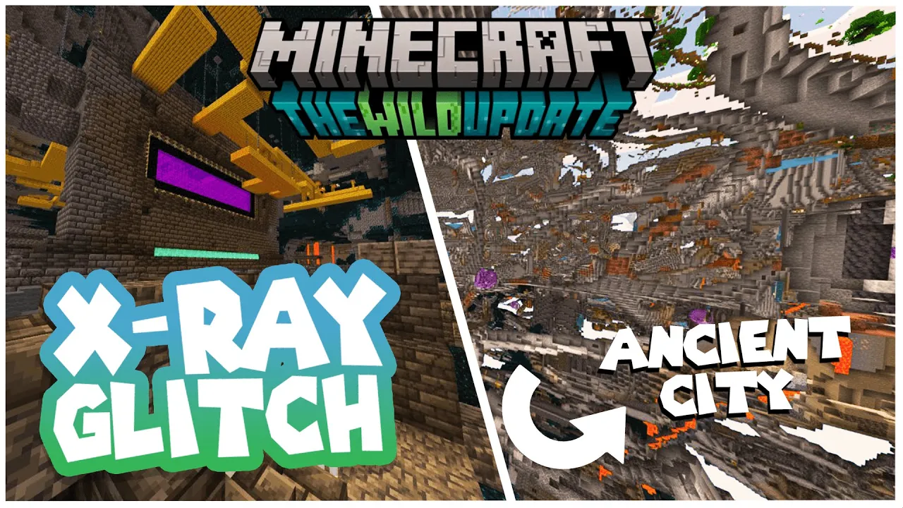 Minecraft Bedrock: SIMPLE X-Ray Glitch 1.19 || Find Anything..