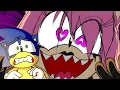 Lagu Crazy Amy Rose vs Sonic | Bemax - Monster (Original Song) [AMV] Animation by mashed