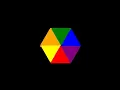 python program to create colored Hexagon