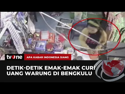 Emak-emak Nekat Curi Uang Terekam CCTV