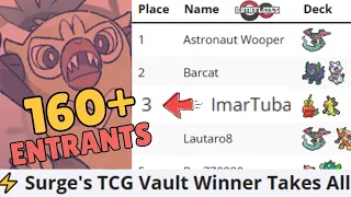 TOP 4 FULL Tournament Run with Festival Lead VOD - Surge s TCG Vault Winner Takes All