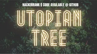 HackerRank - Utopian Tree in C