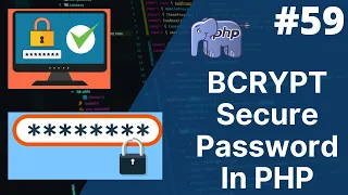 How to encrypt and decrypt password using BCRYPT in php php tutorial for beginners - 59