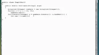 16 09 Exercise 3 Using A for each Loop With ArrayLists