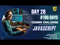 Day 28 Repeat String n Times with Optional Case Conversion 100 Days of JavaScript Coding Challenge