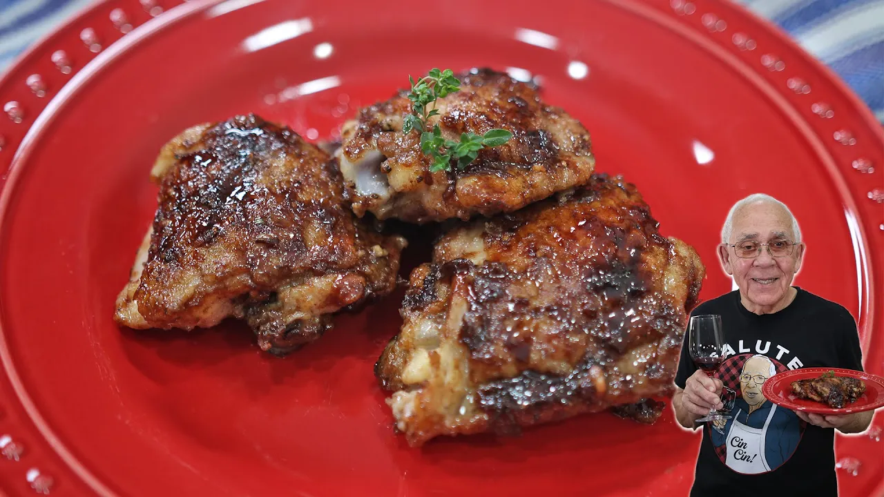 Raspberry Balsamic Chicken Thighs