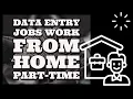 Data Entry Jobs Work From Home Part-Time