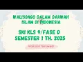Download Lagu Walisongo dalam dakwah Islam SKI Kls 9 Smt 1 Th  25 26