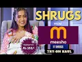 Latest Meesho SHRUGS HAUL Tryon Honest Review gimaashi