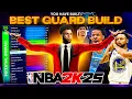 BEST GAME BREAKING GUARD BUILD in NBA 2K25 NEW 2-WAY 3-LEVEL SHOT CREATOR BUILD BEST BUILD 2K25