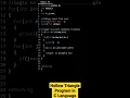 Hollow Triangle Pattern Program in C Language