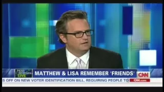Matthew Perry Lisa Kudrow on Piers Morgan Live July 26 2013