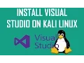 HOW TO INSTALL VISUAL STUDIO CODE ON KALI LINUX