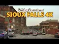 Sioux Falls 4K - Driving Downtown