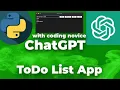 ToDo List App in Python with ChatGPT