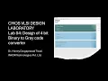 Binary To Gray Converter Lab 04 JNTUH CMOS VLSI Design Lab Xilinx Vivado