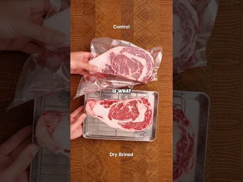 Does this really make steak better? (Dry brining)