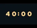 40 MINUTE TIMER Gentle Alarm Ultra 4K