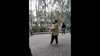 exercise with a 94 year old grandma tai chi 