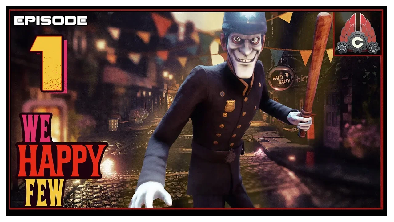 Let's Play We Happy Few: Roger & James In They Came From Below DLC With CohhCarnage - Episode 1