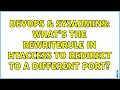 DevOps SysAdmins What s the RewriteRule in htaccess to redirect to a different port