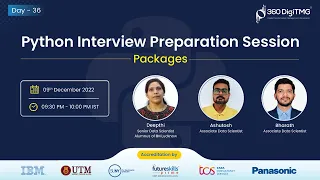 Python Interview Preparation Session Packages Day 36 360DigiTMG