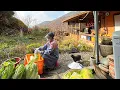 Making Kimchi with Homegrown Vegetables🥬🌶️❄️ | Snowy Scenery, Planting Bulbs, Hand Sewing