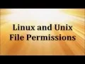 Linux and Unix File Permissions
